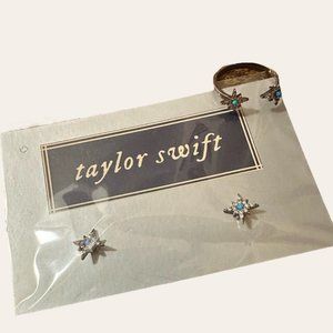 Taylor Swift Folklore Earrings & Ring Set